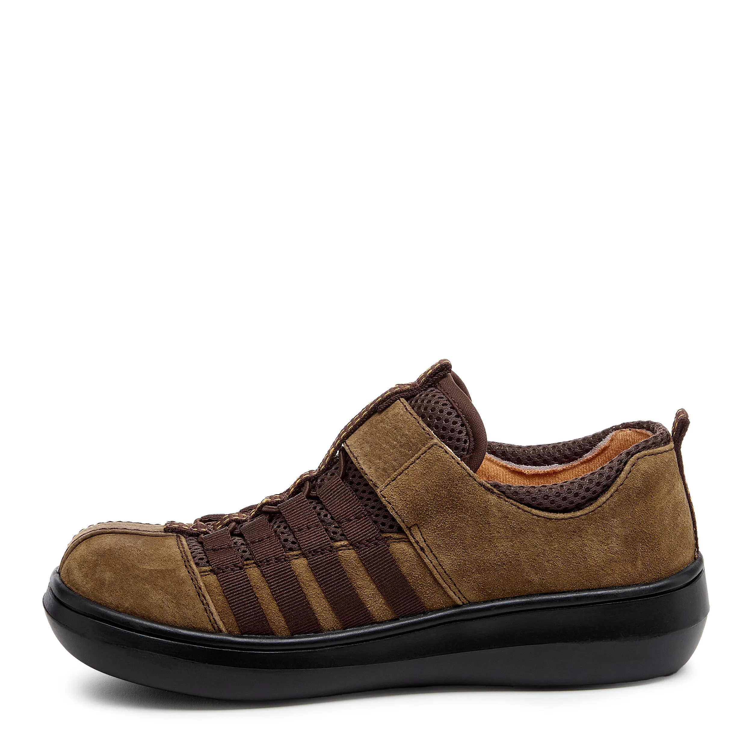 Stoker Nubuck Dark Brown Sneaker Coffee Walk All weather