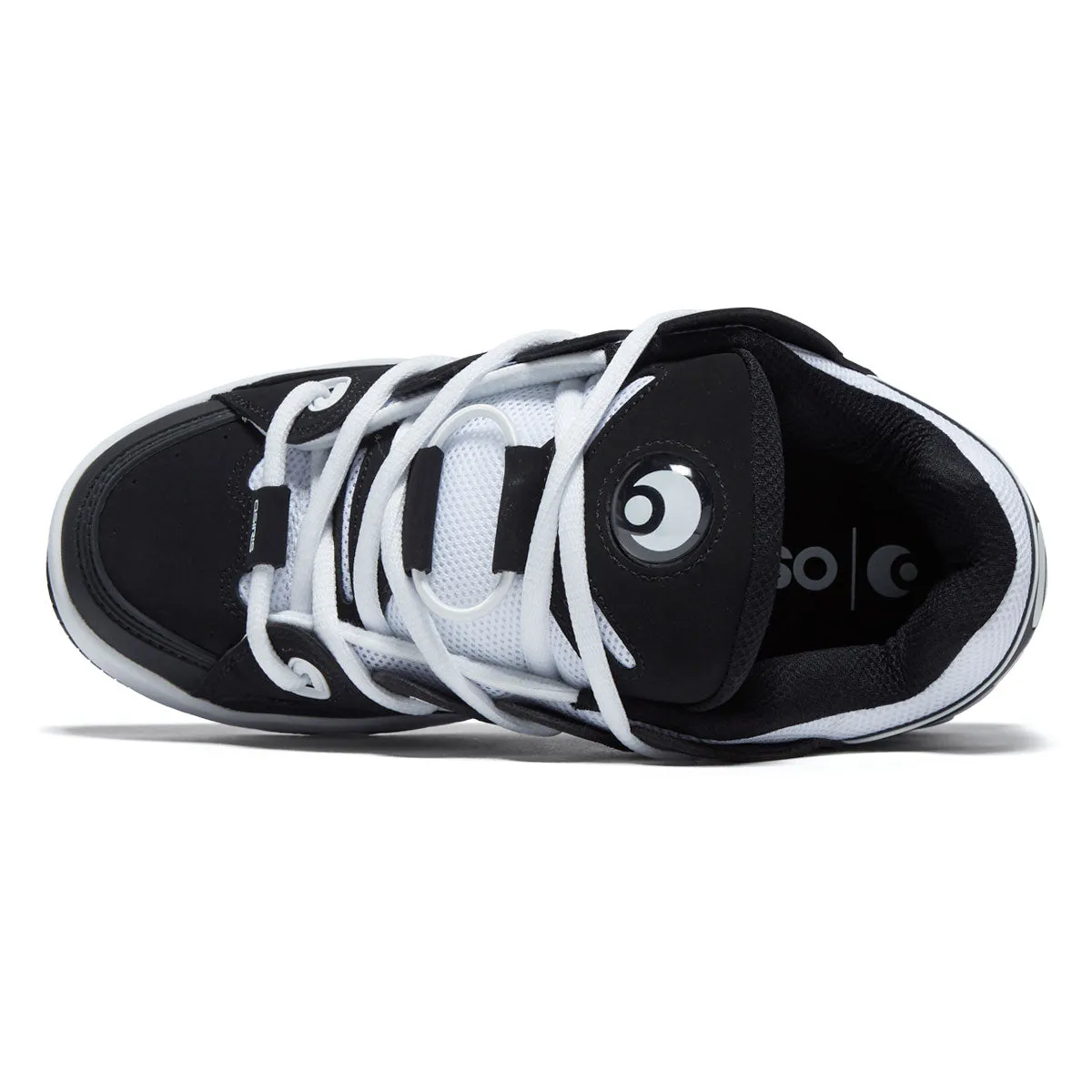Osiris D3 OG Shoes - Black/White/Black Flexible Ride