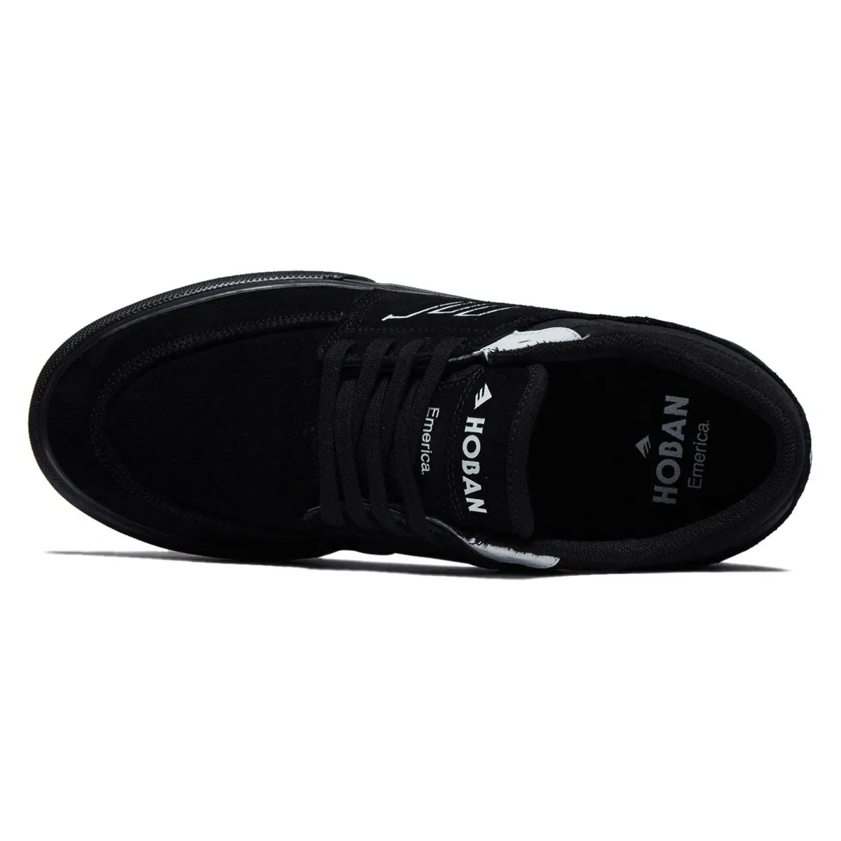 Pro Action Ready Emerica Hoban Shoes - Black/Black/White