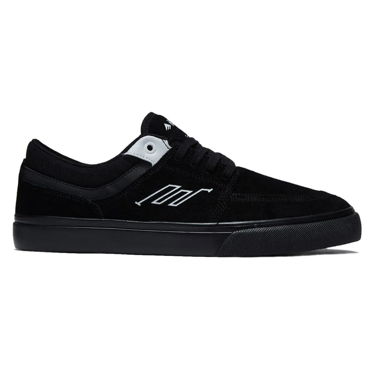 Skate Fit Sturdy Outsole Emerica Hoban Shoes - Black/Black/White