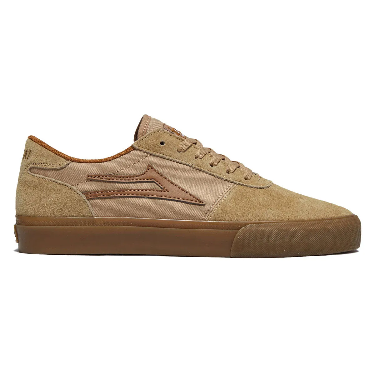 Lakai Manchester Shoes - Tan/Gum Suede Skate Ready Gear