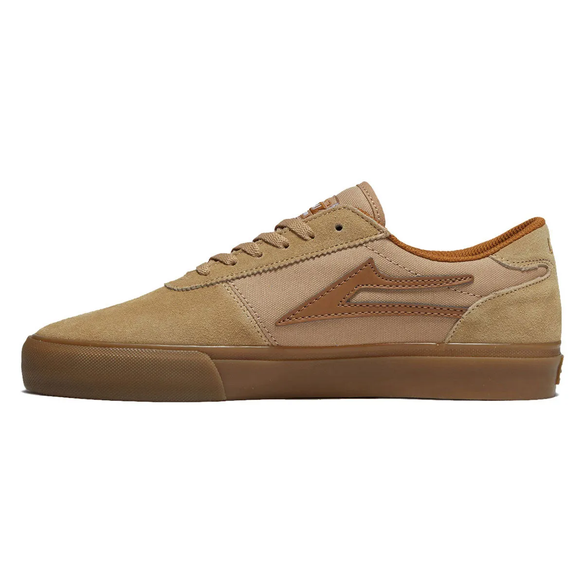 Lakai Manchester Shoes - Tan/Gum Suede Rugged Ride Ollie Pad