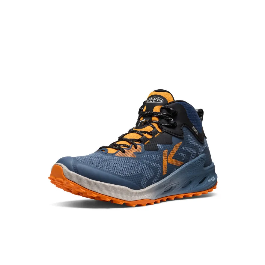 Men's Zionic NXT Waterproof Hiking Boot  |  Naval Academy/Bright Marigold All Terrain Trekking Ultimate Trail Walk