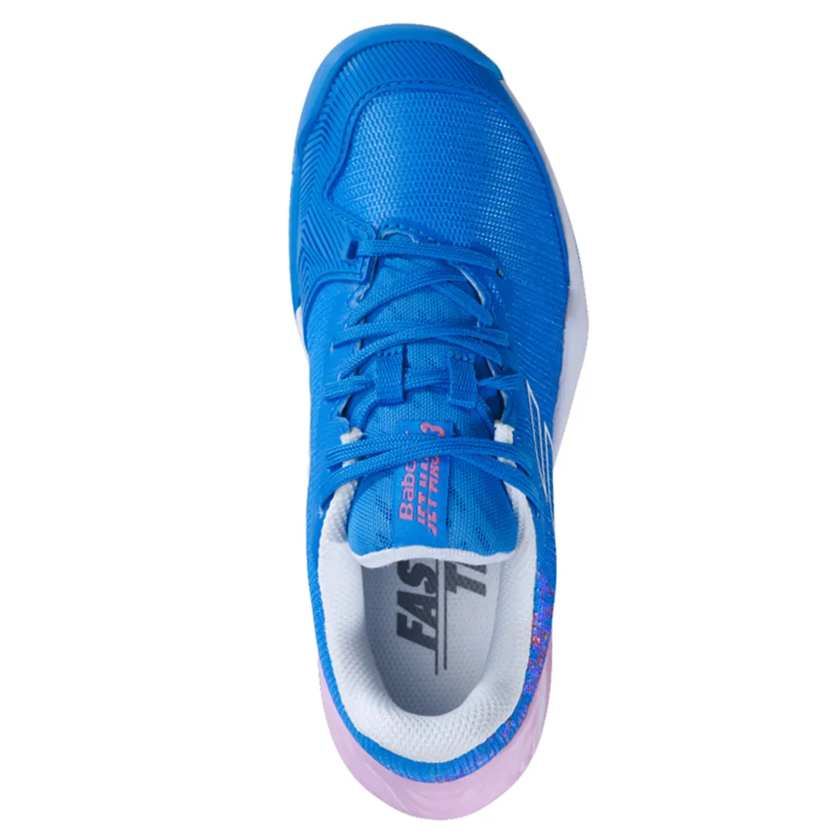 Babolat Jet Mach 3 All Court Tennis Shoes (Girls) - French Blue Sport Footwear Foot Fit