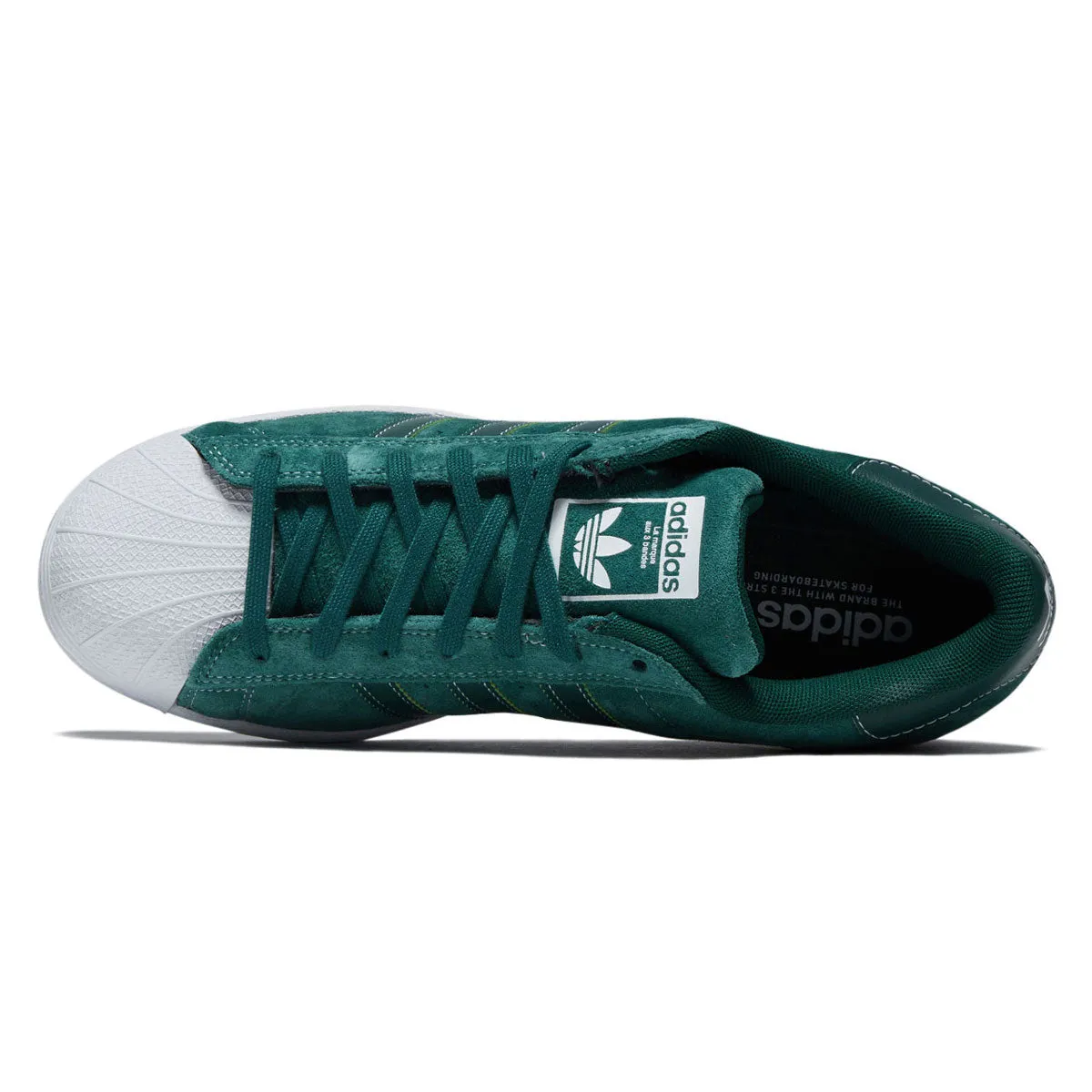 Adidas Superstar ADV Shoes - Core Green/Ftwr White/Core Green Soft Interior High Support