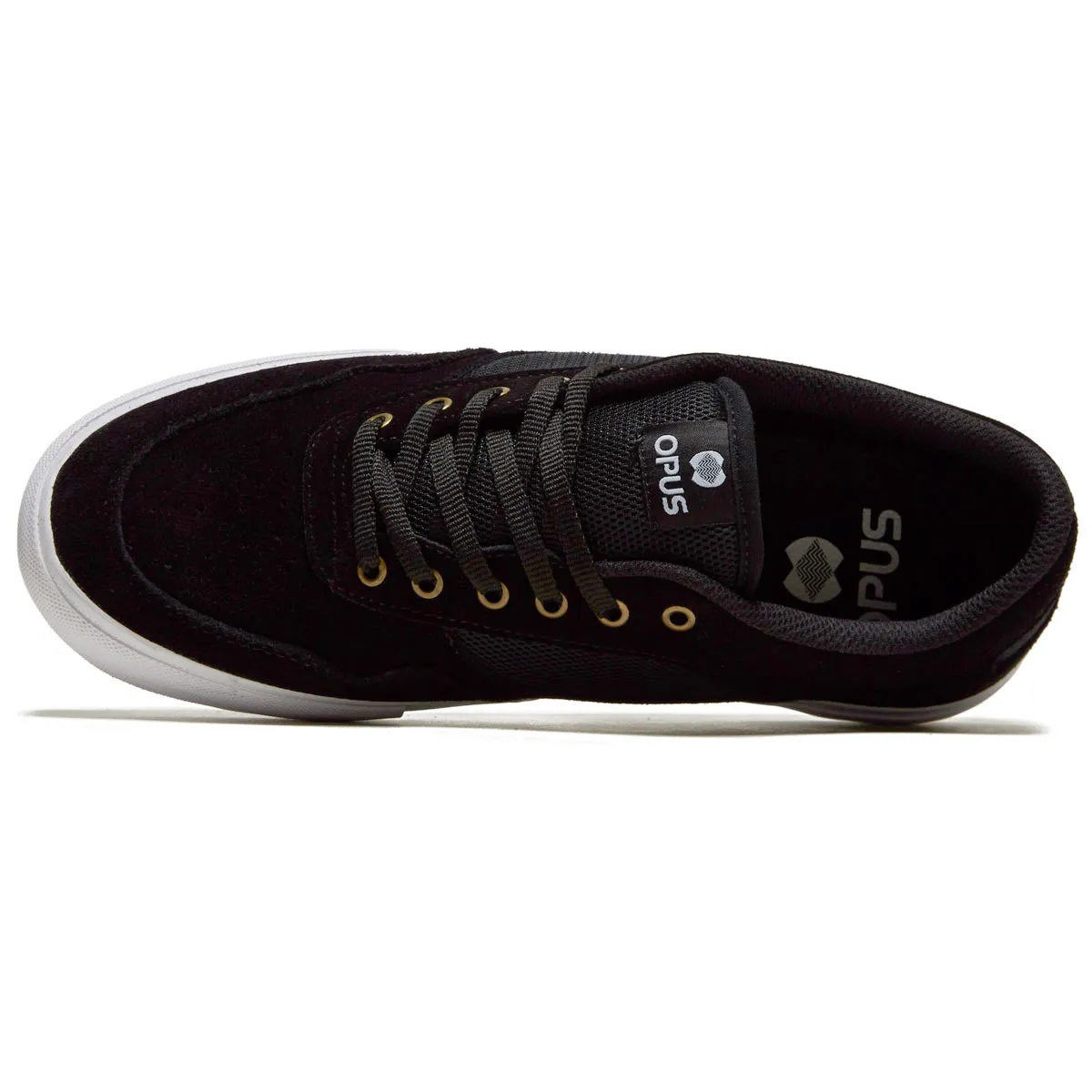 Opus Standard Low Shoes - Black/White Skateboarding Fit Quick Flex