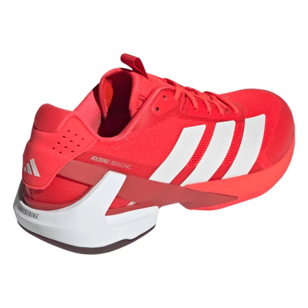 adidas Adizero Ubersonic 5 Men's Tennis Shoe (Red) Health Seekers Tread Sole