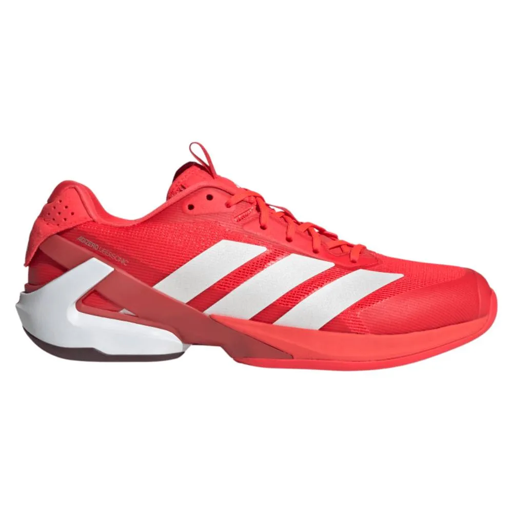 adidas Adizero Ubersonic 5 Men's Tennis Shoe (Red) Flexible Cushion