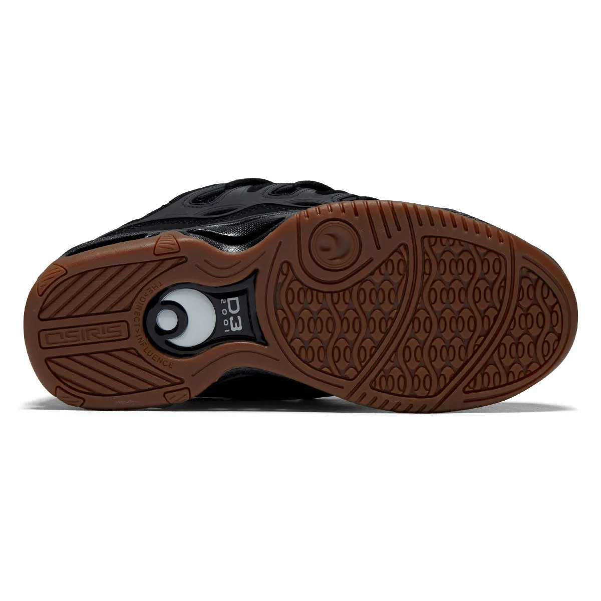 Outdoor Flow Osiris D3 2001 Shoes - Black/Black/Gum