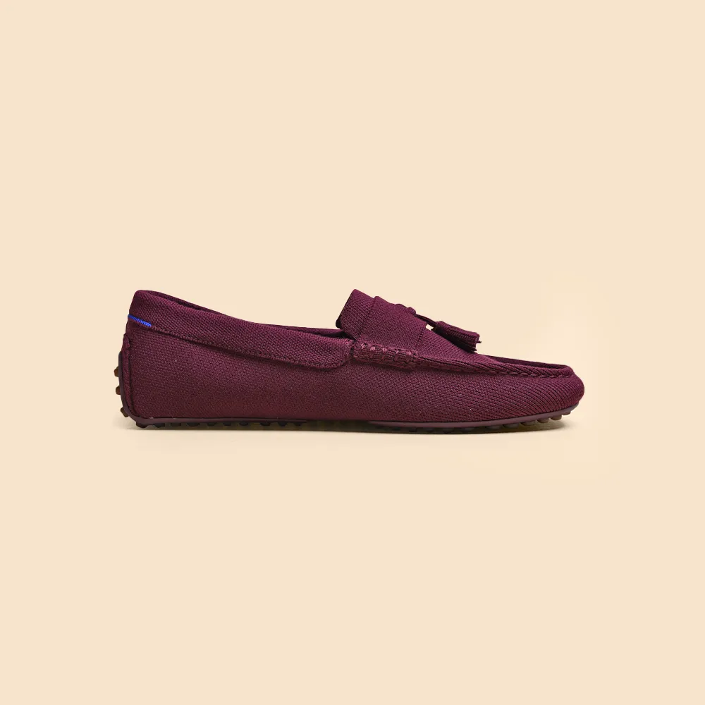 Rothy -  Men - The Driving Loafer - Mahroon Durable Build