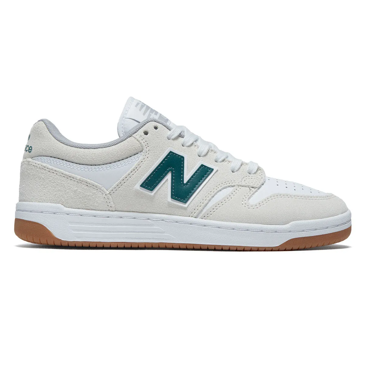 Board Ready Vibrant Look New Balance 480 Shoes - Sea Salt/Vintage Teal