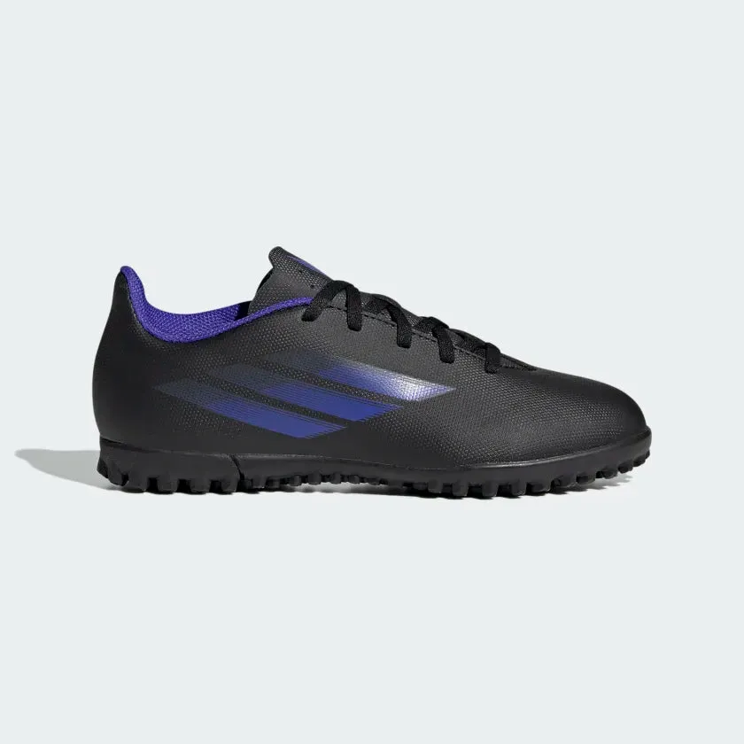Adidas X Speedflow.4 Turf Football Kids Shoe -Black sports accessories Ground Force