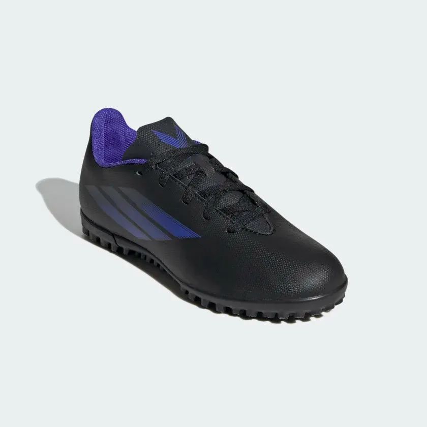 Grip Fit Adidas X Speedflow.4 Turf Football Kids Shoe -Black