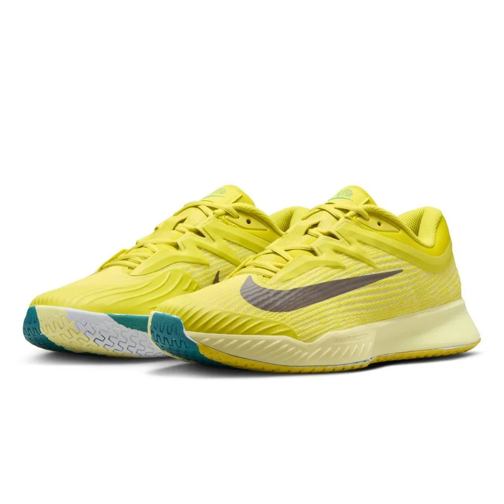 Nike Zoom Vapor Pro 3 Premium Men's Tennis Shoe (High Voltage/Black) PU midsole Trendy