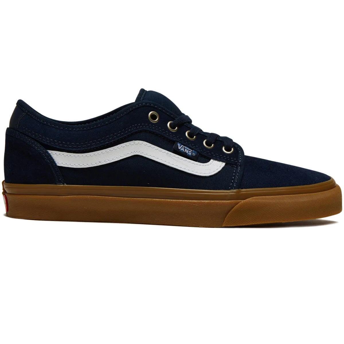 Vans Skate Chukka Low Sidestripe Shoes - Navy/Gum Comfortable elasticity