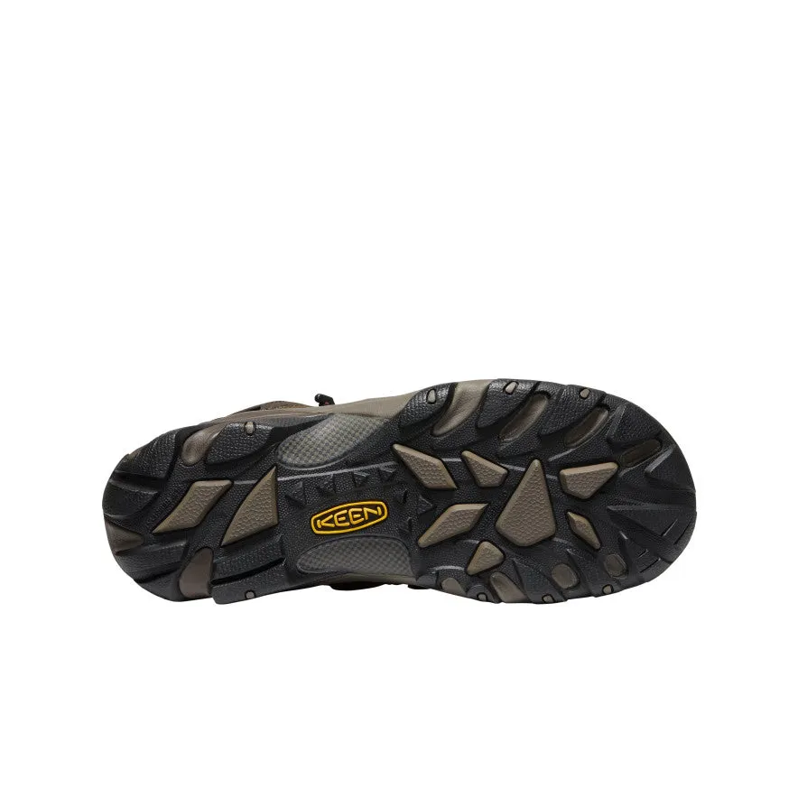 Men's Lansing Mid Waterproof (Steel Toe)  |  Cascade Brown/Brindle scenic walks Breathable mesh