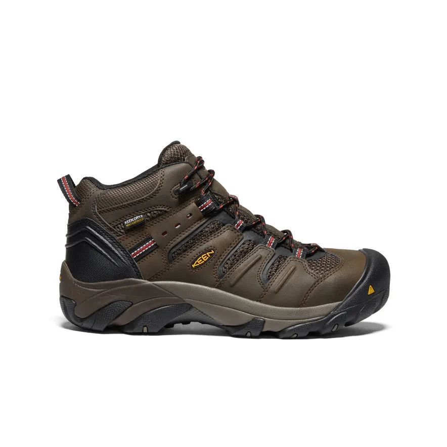 Men's Lansing Mid Waterproof (Steel Toe)  |  Cascade Brown/Brindle Daily Hike Multi-Use Footwear