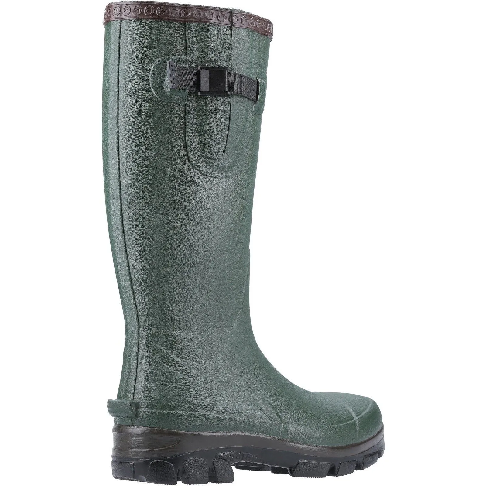 Trendy Waterproof Waterproof Protection Boots Cotswold Mens Grange Buckle Fastening Wellington Boot Green