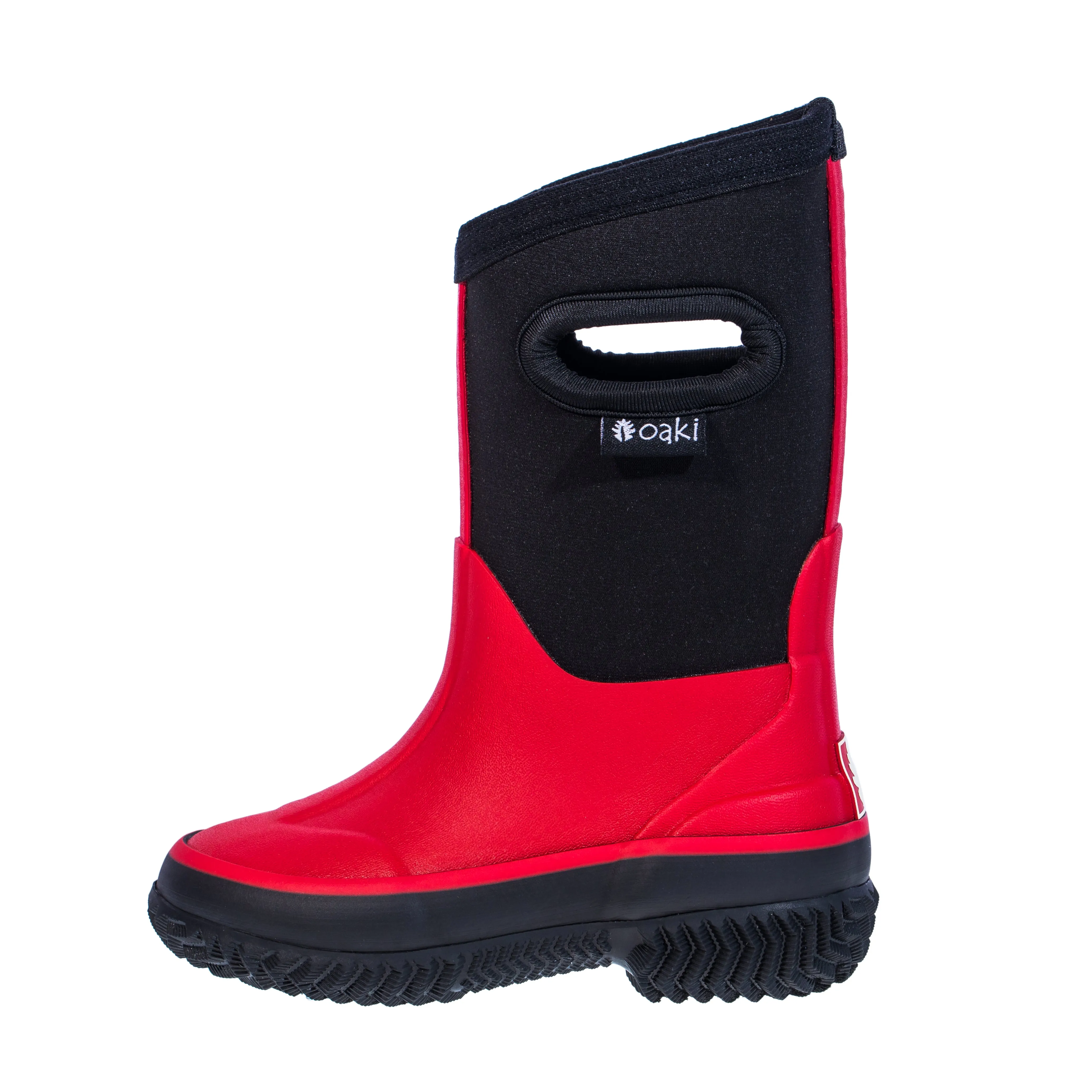 Fashionable Rainwear Red Neoprene Rain/Snow Boots