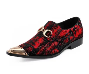 Carlton Black/Red Chill Slip Slip Sneakers