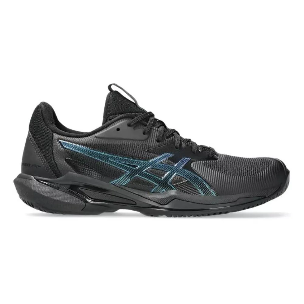 Asics Solution Speed FF 3 Night Energy Women's Tennis Shoe (Black/Prism Blue) Shock absorption