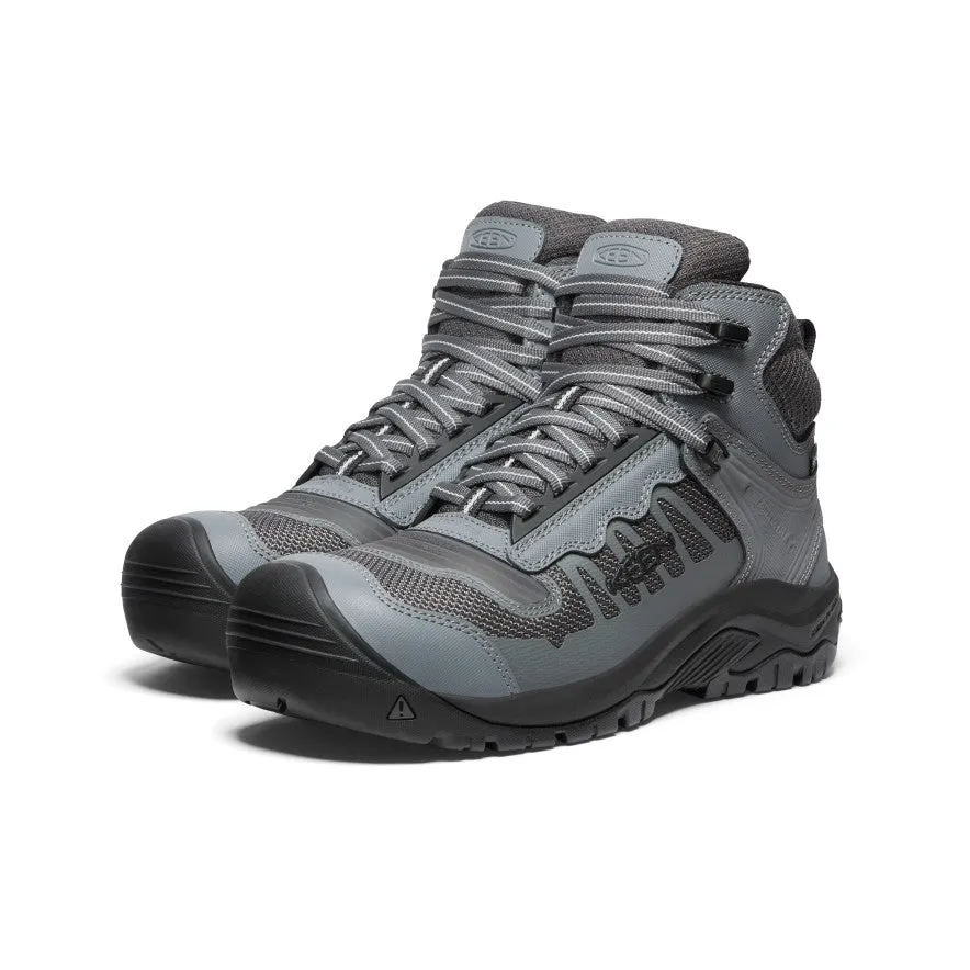 Outdoor Exploration Breathable mesh Men's Reno Mid Waterproof (Carbon Toe)  |  Magnet/Black