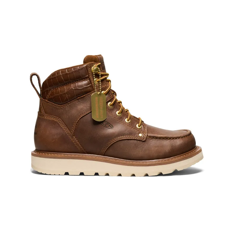 Trail Protection System Men's Cincinnati 6" Boot (Soft Toe) x Noon Goons   |  Leather Brown/Off White
