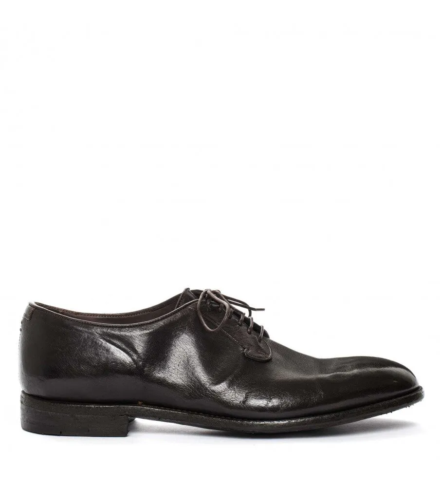 Comfort Lace Up ELIAS 617<br>Dark brown derby shoes