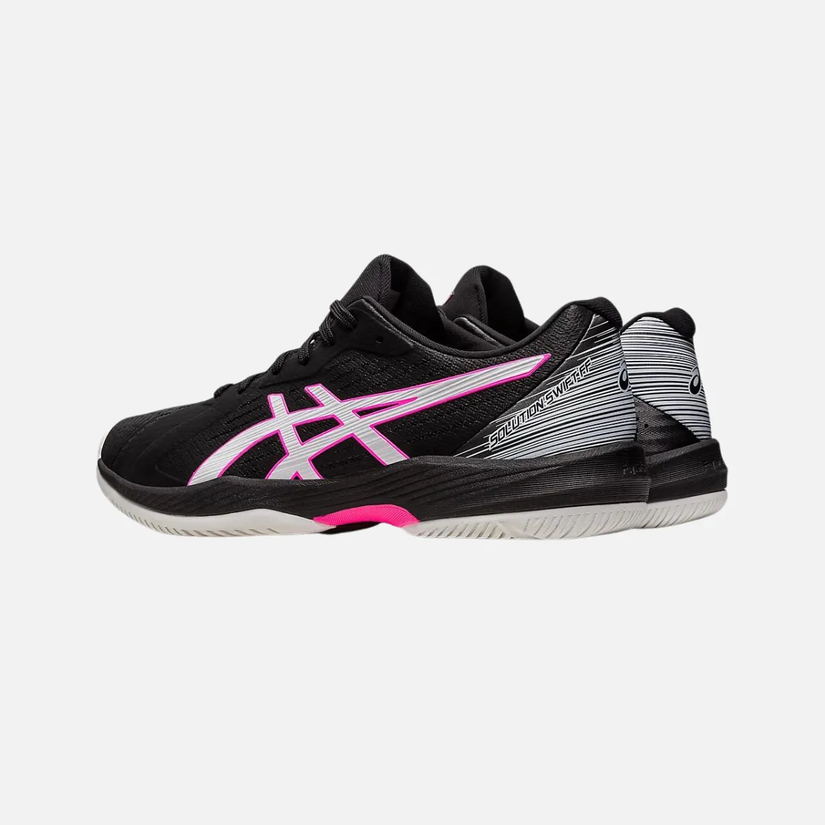 Asics Solution Swift FF Men's Tennis Shoes -Black/Hot Pink Cushioned