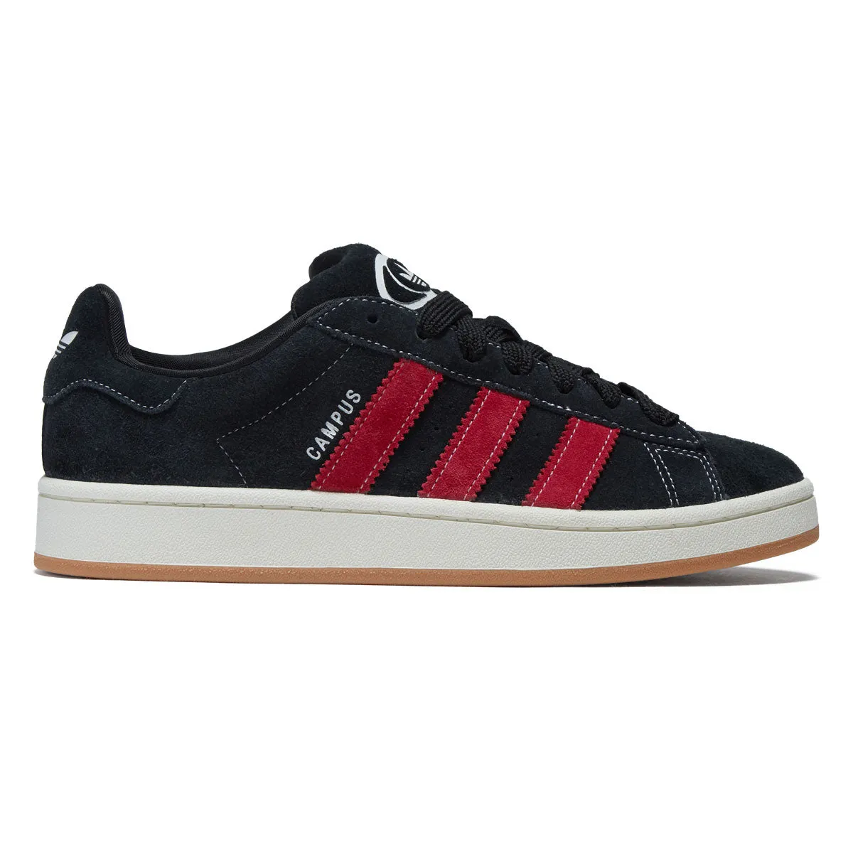 Adidas Campus 00s Shoes - Core Black/Team Victory Red/Off White Outdoor Leisure Bold Grip