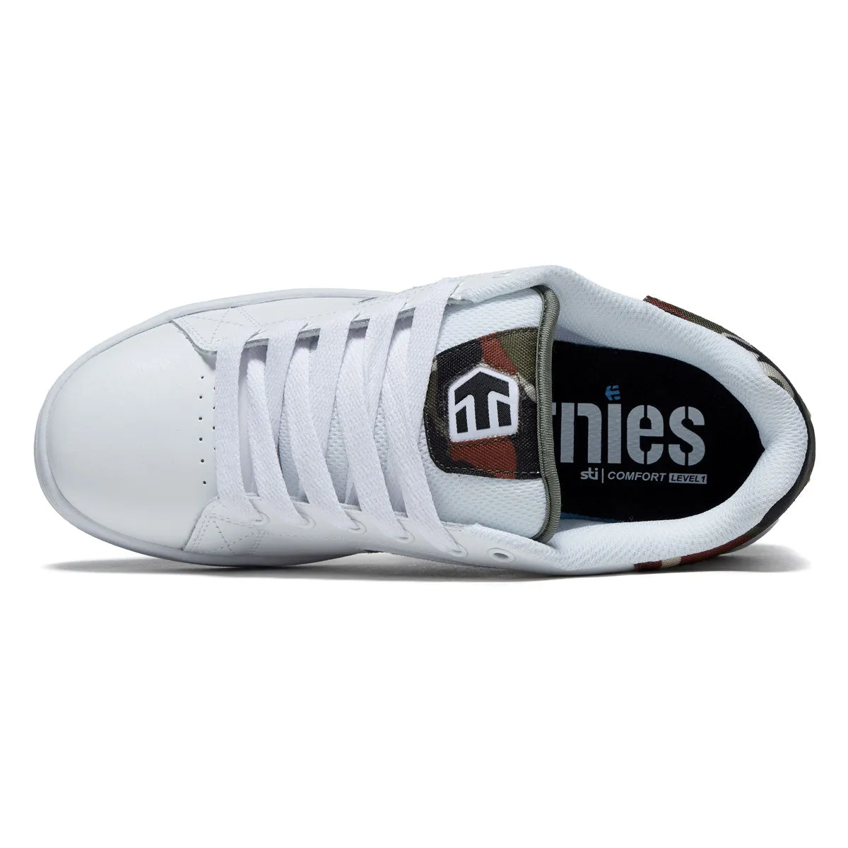 Etnies Callicut Shoes - White/Camo High Speed Fit Non Slip