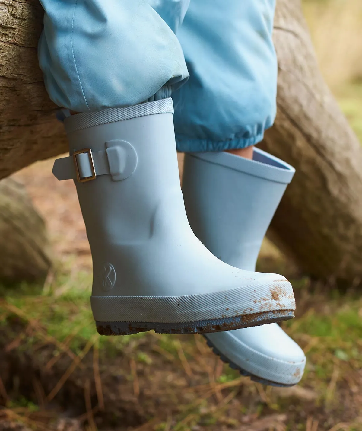 Quick Comfort Fit Comfy Feet Rain Boot - Powder Blue