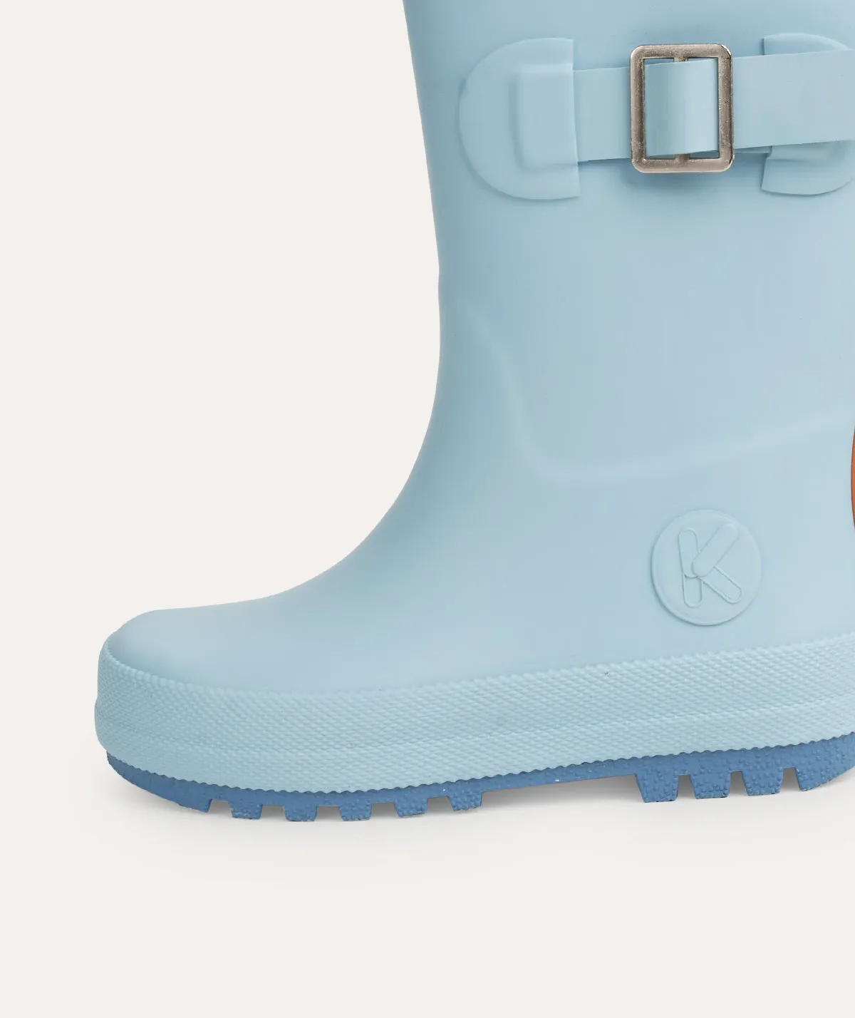 Footwear for All Weather Easy Slip On Rain Boot - Powder Blue