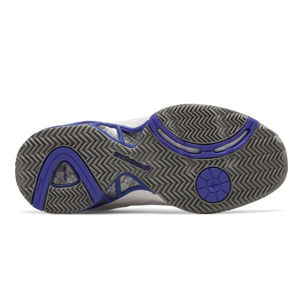 New Balance 806 Wide Women's Tennis Shoe (White) Long Walk Grippy Outsole
