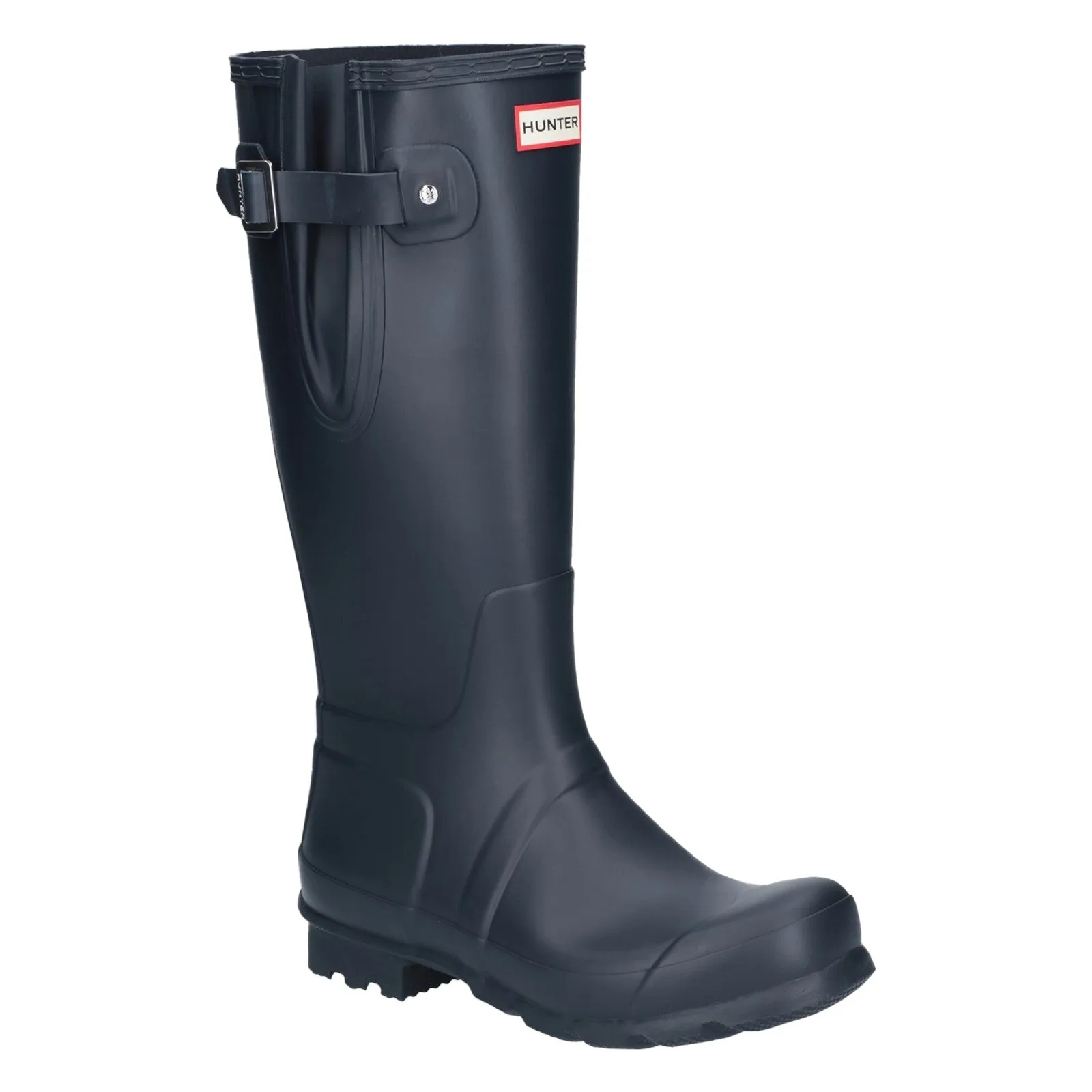 Rugged Boots Comfy Walk Style Hunter Mens Original Side Adjustable Wellington Boots Navy