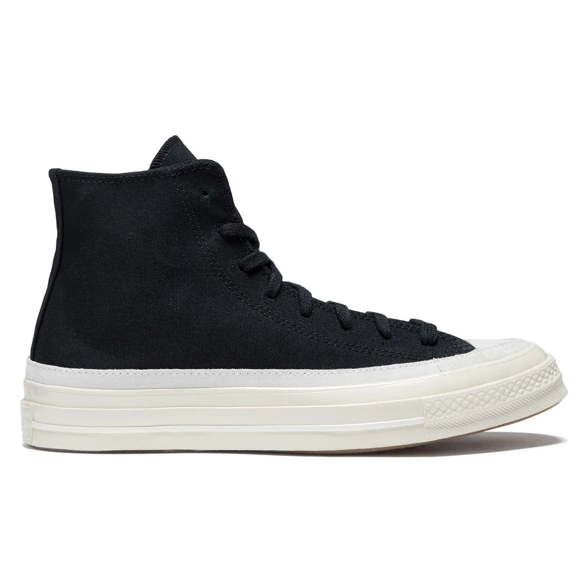 Converse Chuck 70 Hi Shoes - Black/Egret/Natural Ivory Ollie Pad