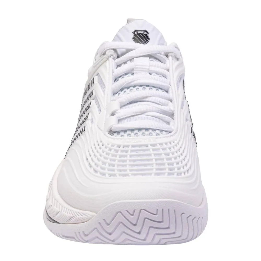 Performance Sole Comfort Fit K-Swiss Hypercourt Supreme 2 Women's Tennis Shoe (White/Black)