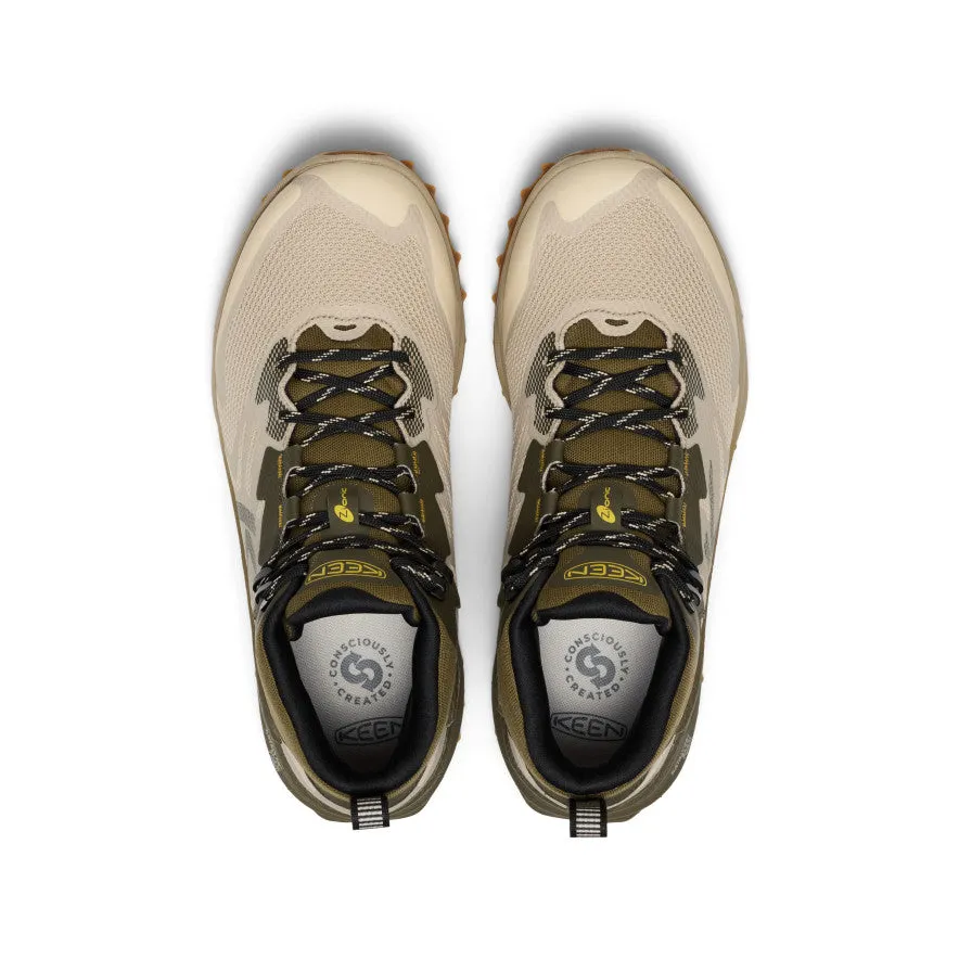 Peak Fit Men's Zionic NXT Waterproof Hiking Boot  |  Brindle/Lemon Curry