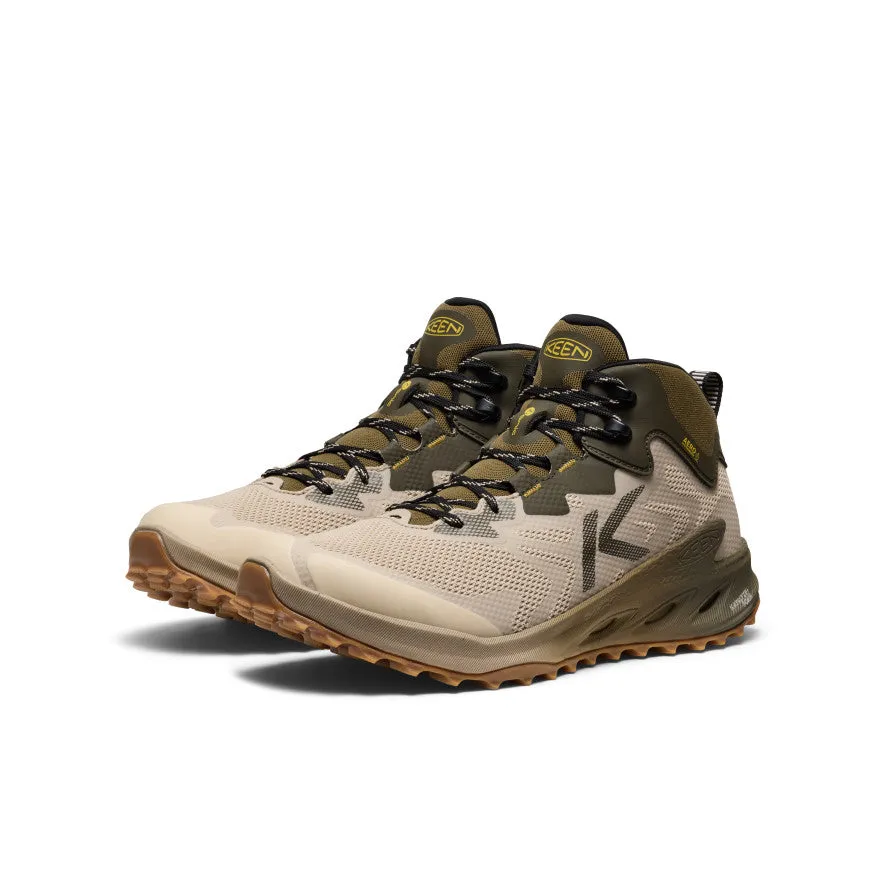 Trail Conditions Men's Zionic NXT Waterproof Hiking Boot  |  Brindle/Lemon Curry