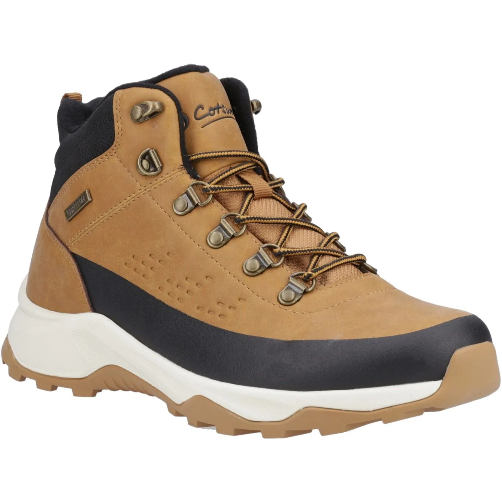 Cotswold Mens Ryeford Hiking Boots Tan Trail Blazing Boots