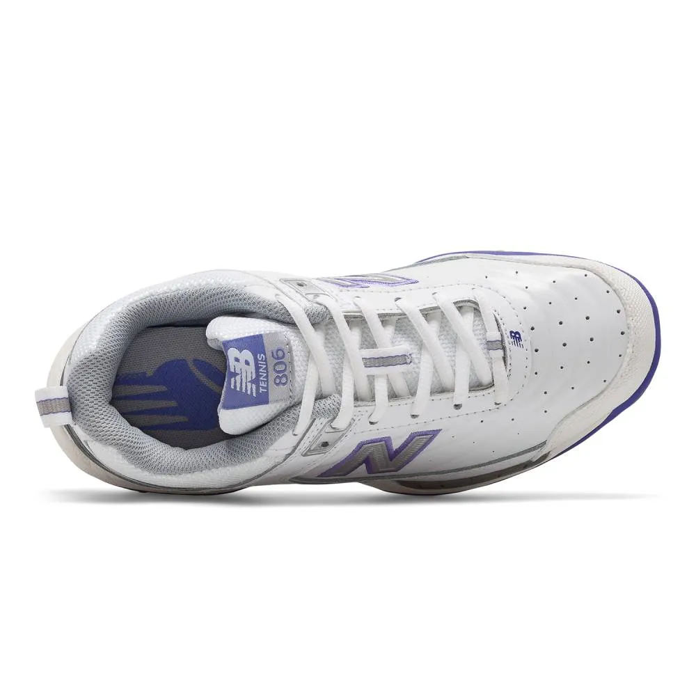 Foot Protection New Balance 806 Women's Tennis Shoe (White)