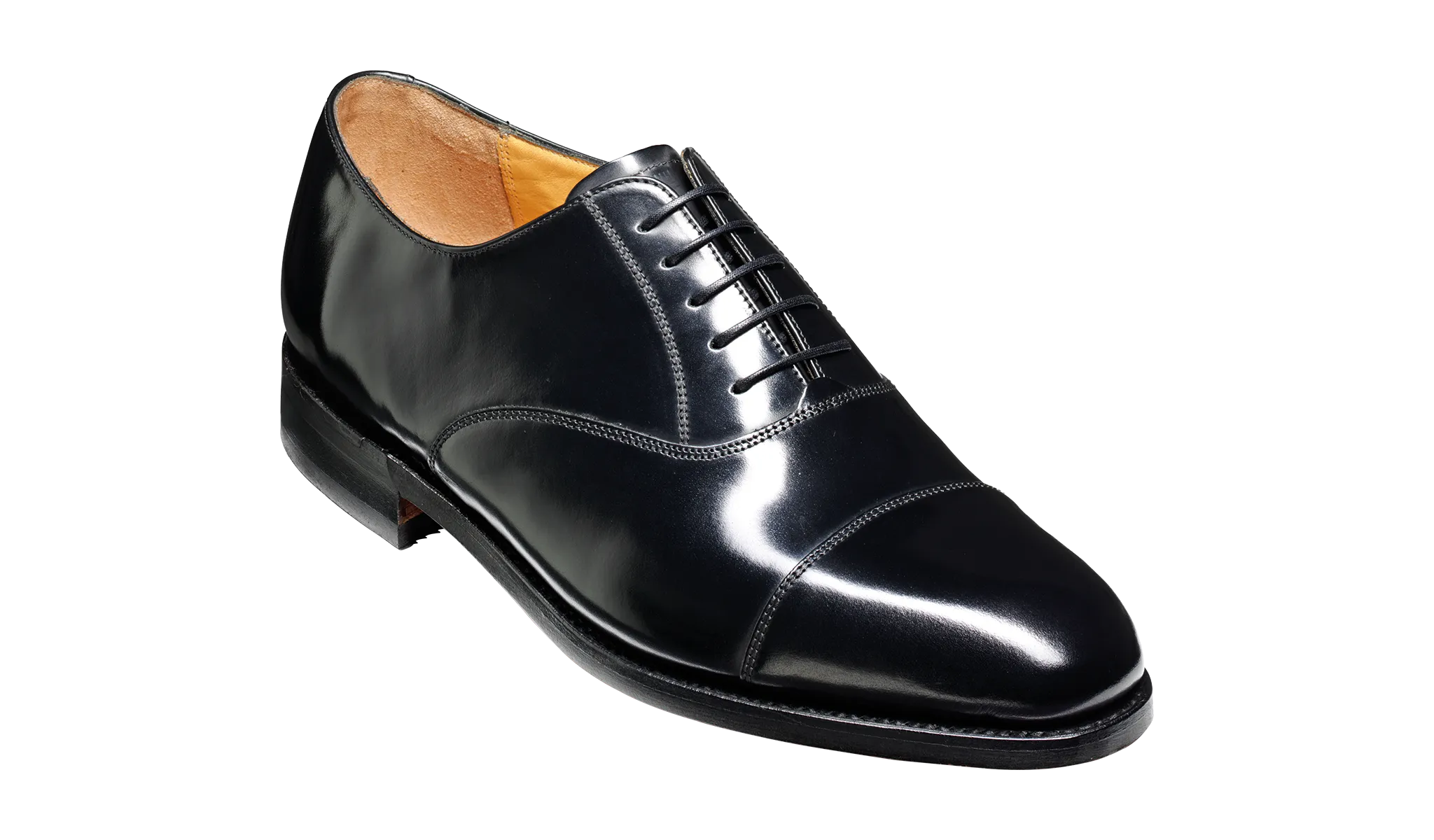 Arnold - Black Hi-Shine - Barker Shoes Rest of World