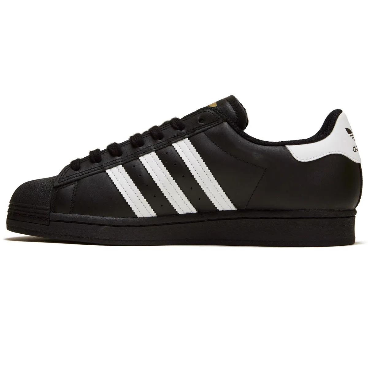 Adidas Superstar Adv Shoes - Core Black/White/White Outdoor Step Fit mesh material