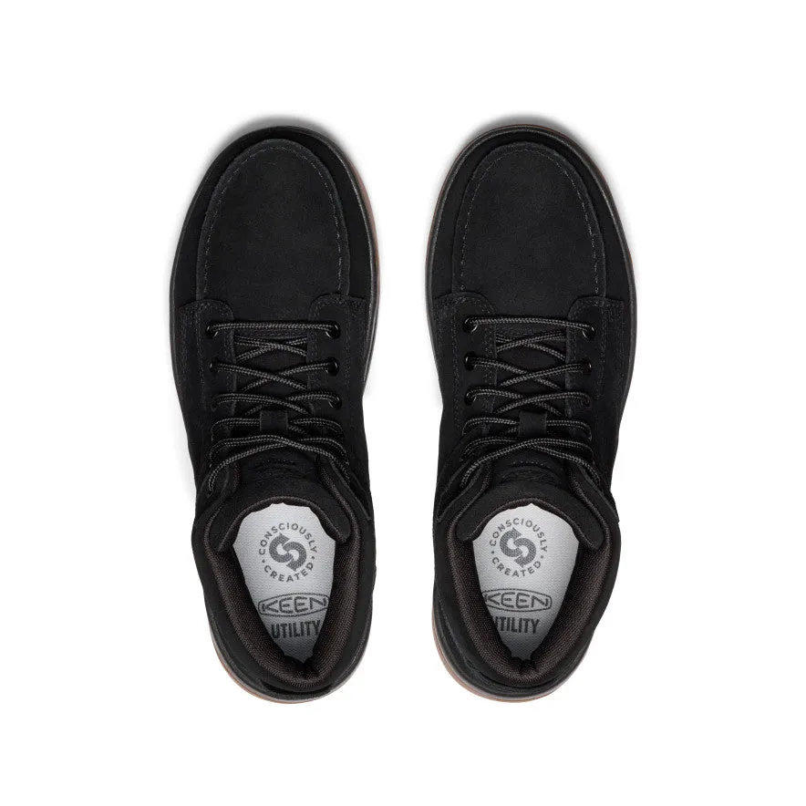 Men's Gibson Boot (Soft Toe)  |  Black/Gum All Day Support