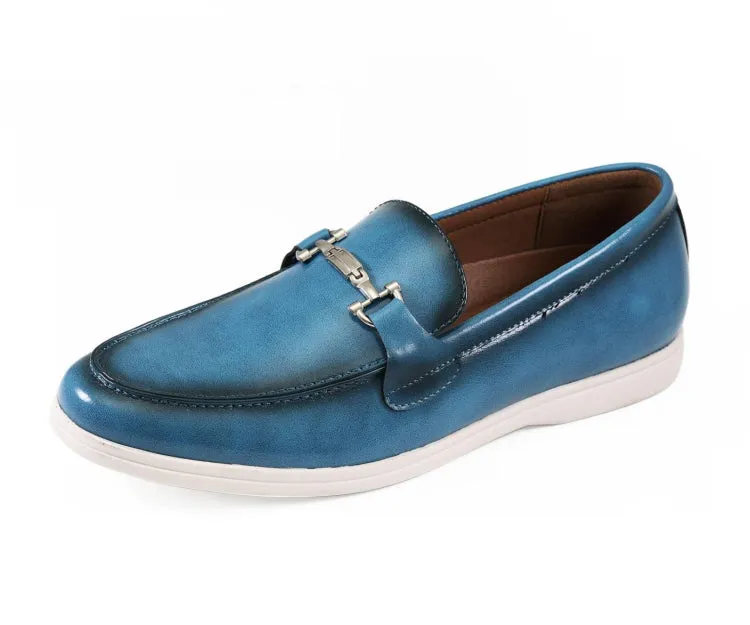 Cahill Teal Easy Slip-on Footwear Non-Slip Outsole