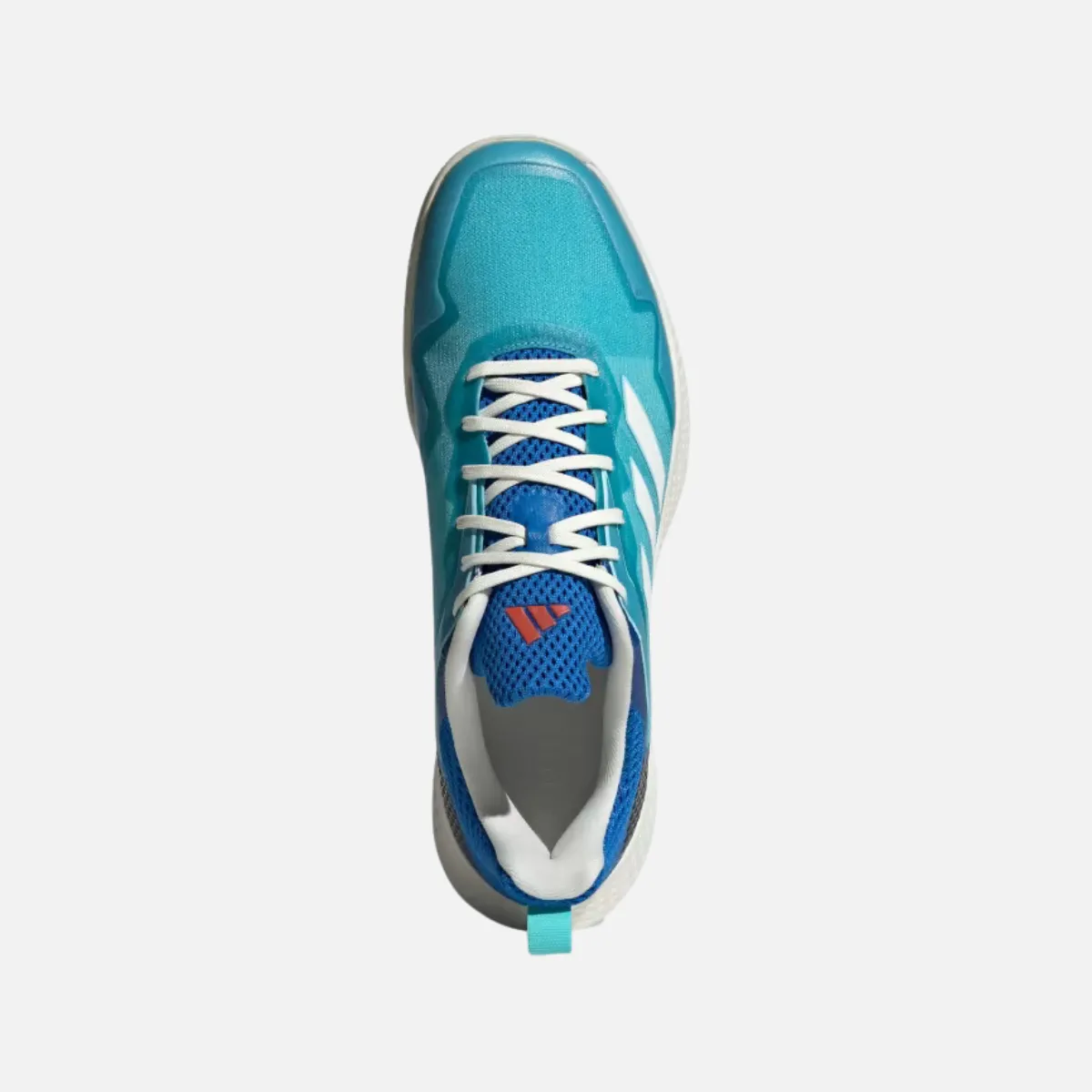 Stability Cushion Adidas Defiant Speed Men's Tennis Shoes -Light Aqua/Off White/Bright Royal