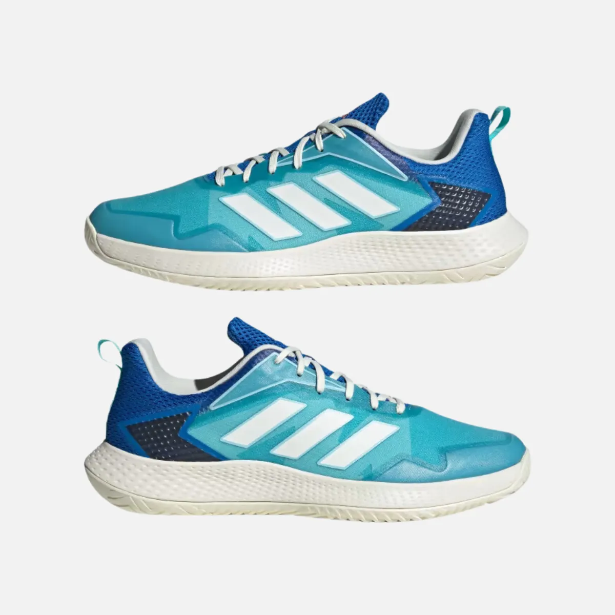 Adidas Defiant Speed Men's Tennis Shoes -Light Aqua/Off White/Bright Royal Urban Running