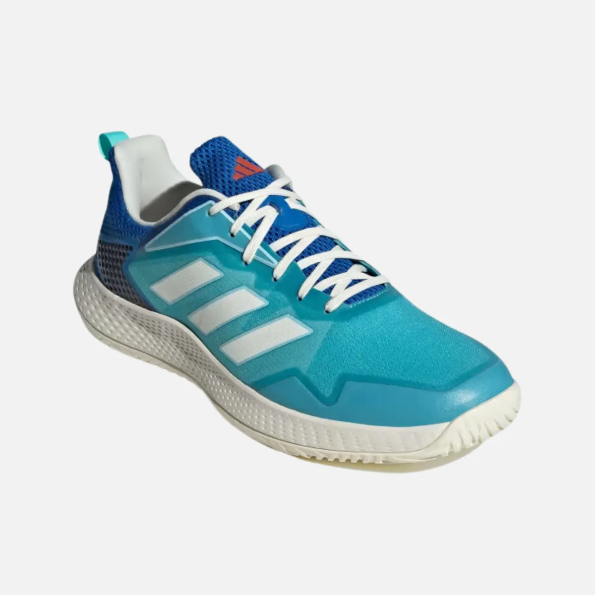 Training Ready Active Foam Adidas Defiant Speed Men's Tennis Shoes -Light Aqua/Off White/Bright Royal