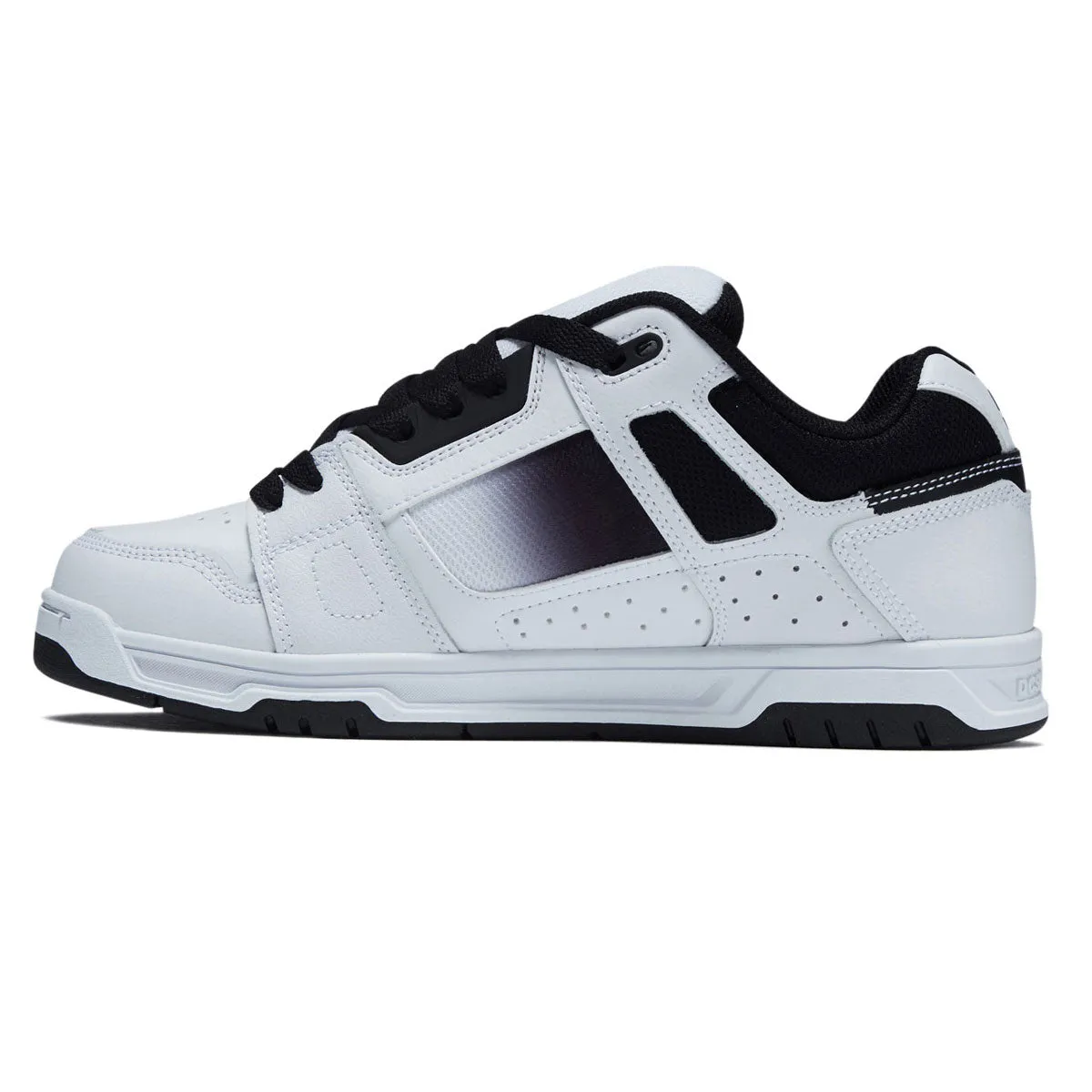Clean Ride Lace Hold DC Stag Shoes - White/Black
