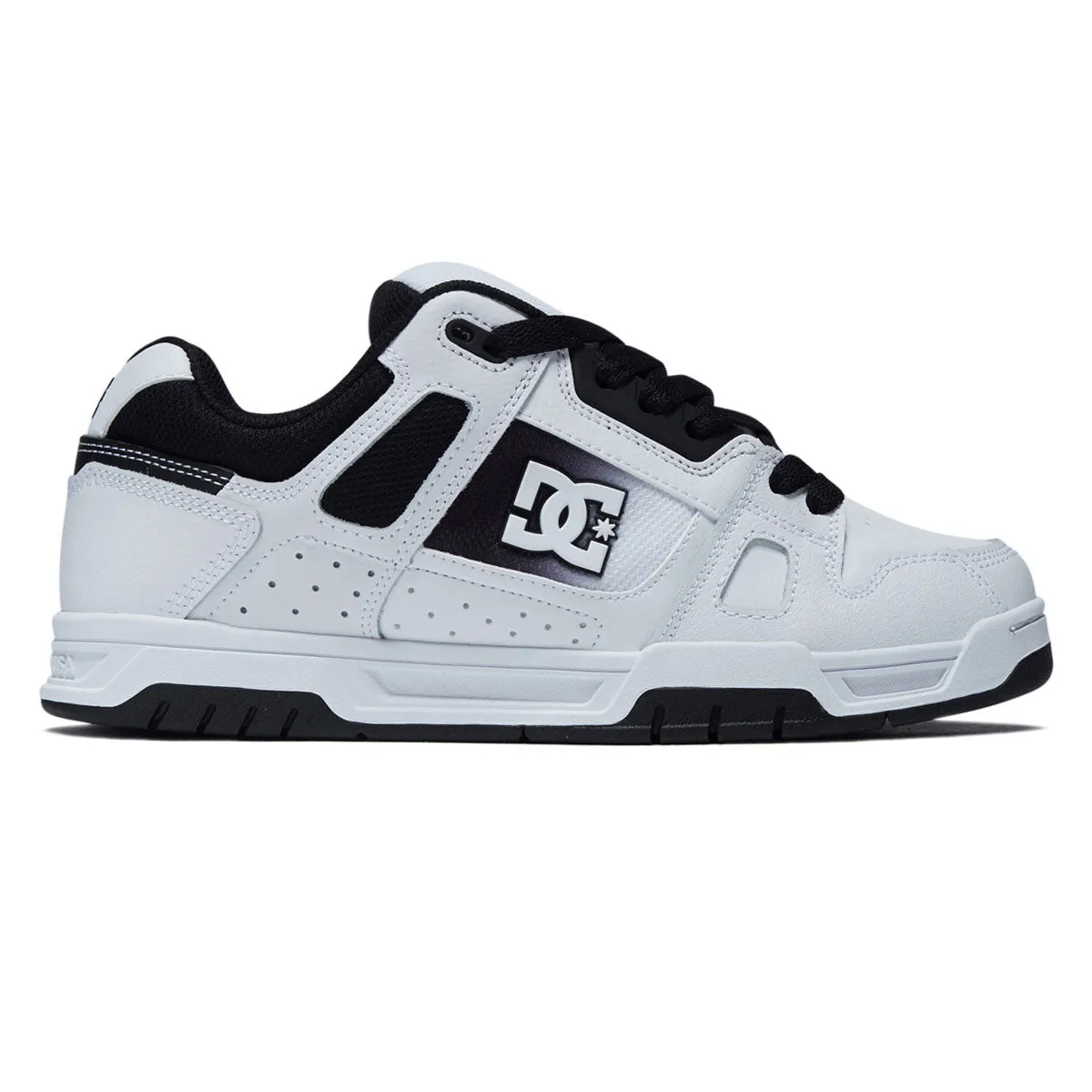 Durable outsole Custom Fit DC Stag Shoes - White/Black